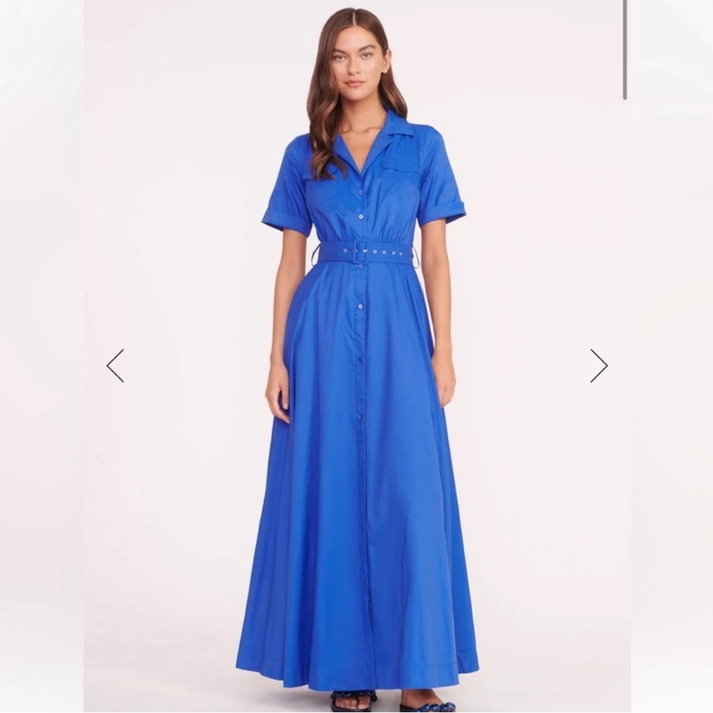 Staud Millie Shirt Dress Maxi